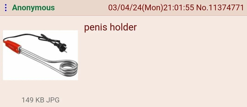 *penis holder*
