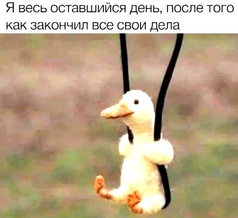 Я весь оставшийся день, после того как закончил все свои дела.