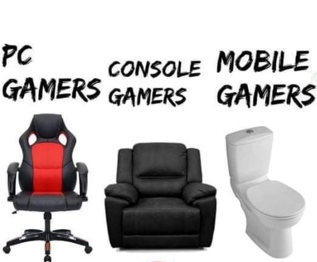 PC Gamers, Console Gamers, Mobile Gamers.