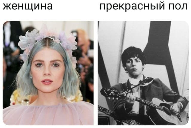 Женщина и прекрасный Пол.