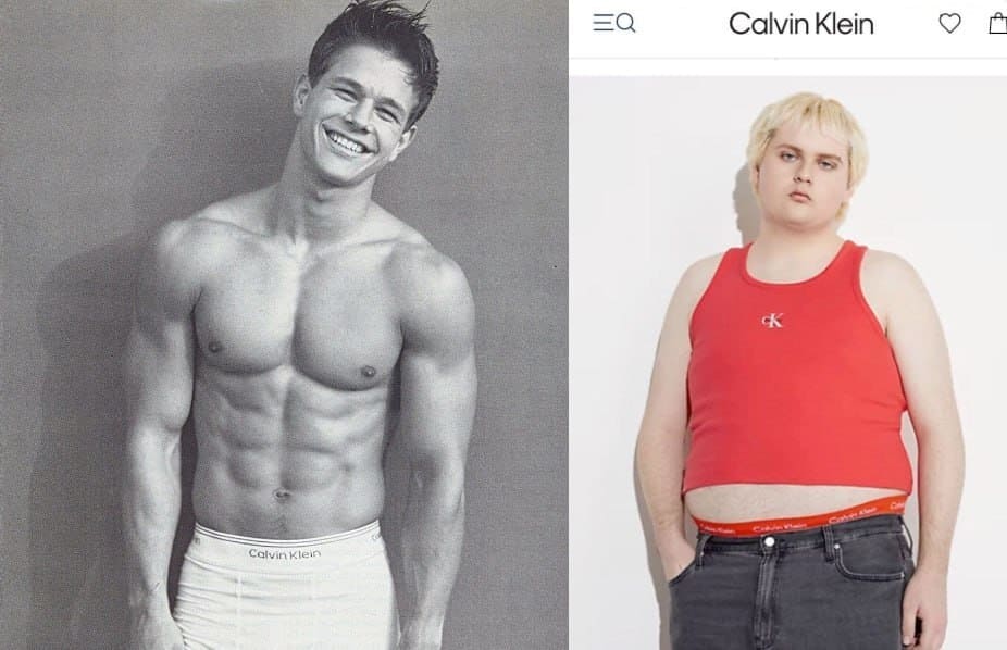 Модели Calvin Klein раньше/сейчас⁠⁠.
Мы явно свернули куда-то не туда.