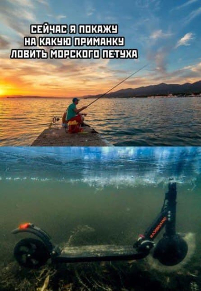 *Сейчас я покажу как нужно ловить морского петуха*