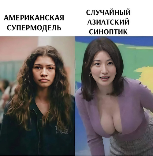 *Американская супермодель и случайный азиатский синоптик*