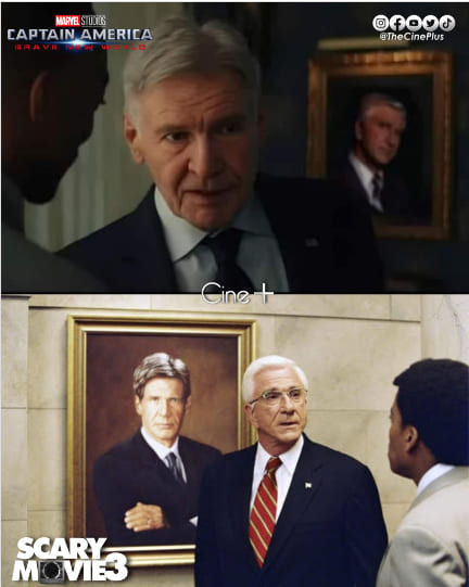 *Лесли Нильсен, Харрисон Форд*