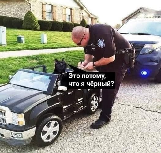 – Это потому что я чёрный?