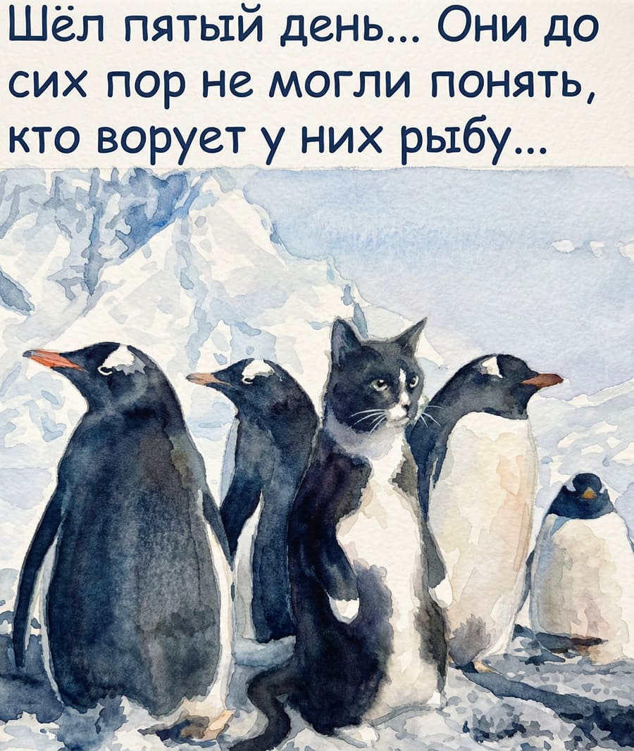 Шёл пятый день... Они до сих пор не могли понять, кто ворует у них рыбу...