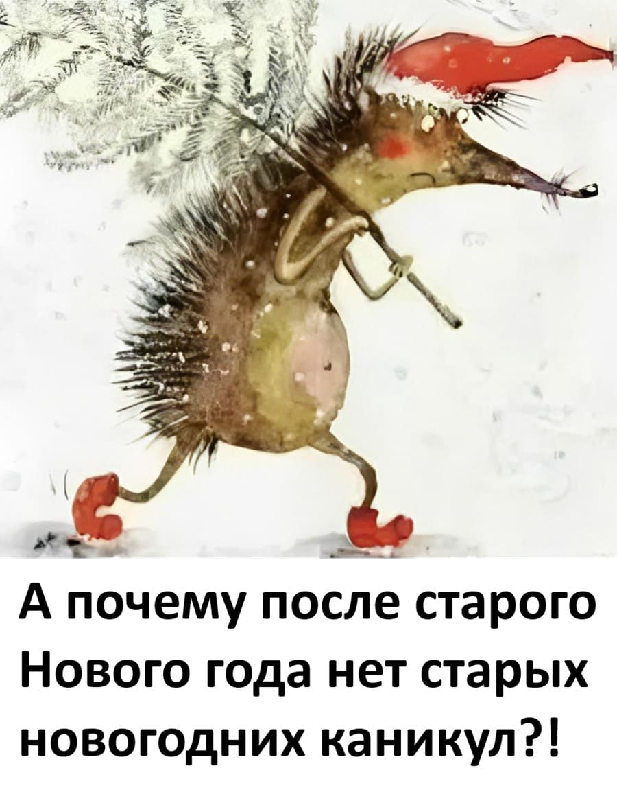 А почему после старого Нового года нет старых новогодних каникул?!