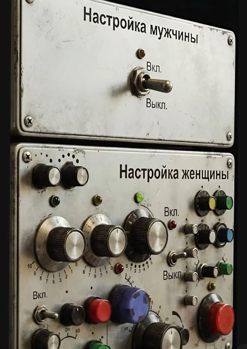 *Мужские и женские настройки*