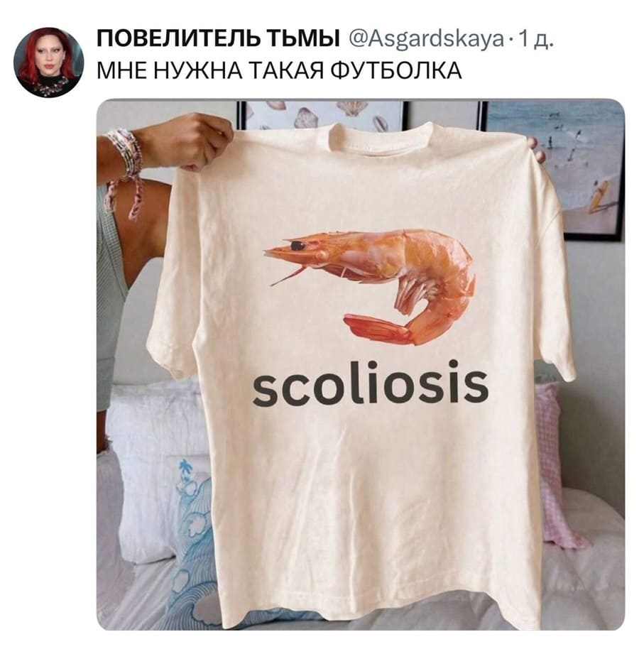 МНЕ НУЖНА ТАКАЯ ФУТБОЛКА: *Scoliosis*