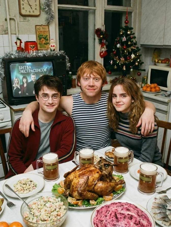 *Гарри Поттер в семейном кругу*