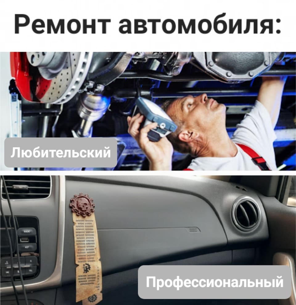 Ремонт автомобиля: *Любительский и Профессиональный*