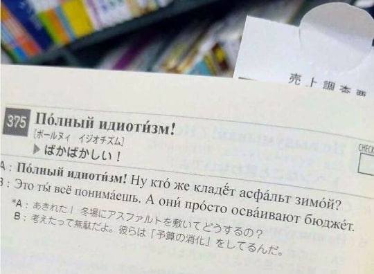 *ПОЛНЫЙ ИДИОТИЗМ*
Полный идиотизм! Ну кто же кладёт асфальт зимой?
Это ты всё понимаешь. А они просто осваивают бюджет.