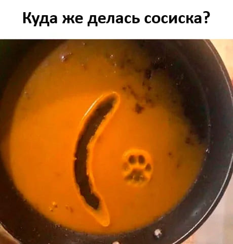 Куда же делась сосиска?