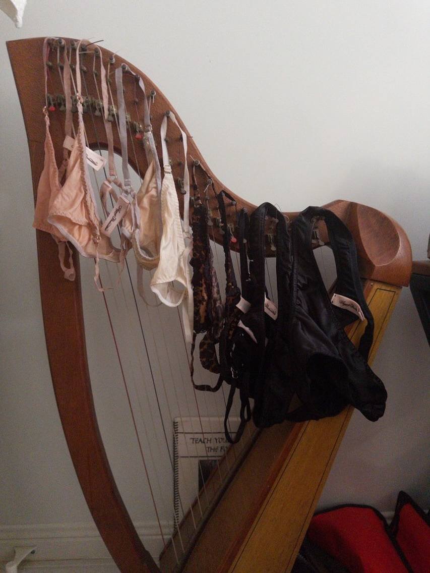 *Когда нет велотренажера, но есть арфа*