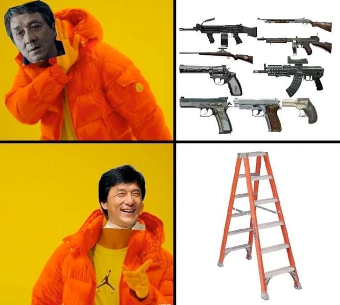 *Подручное оружие Джеки Чана*