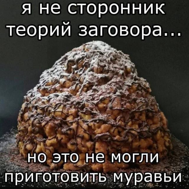 Я не сторонник теорий заговора... Но это не могли приготовить муравьи.