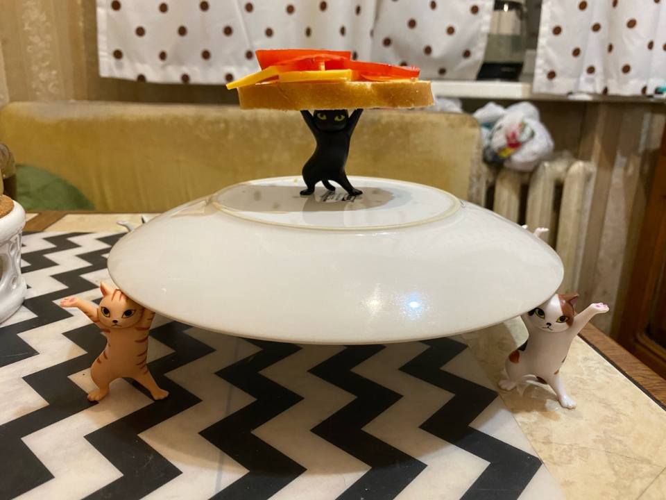 *Попросил жену сделать на ужин что-нибудь необычное*