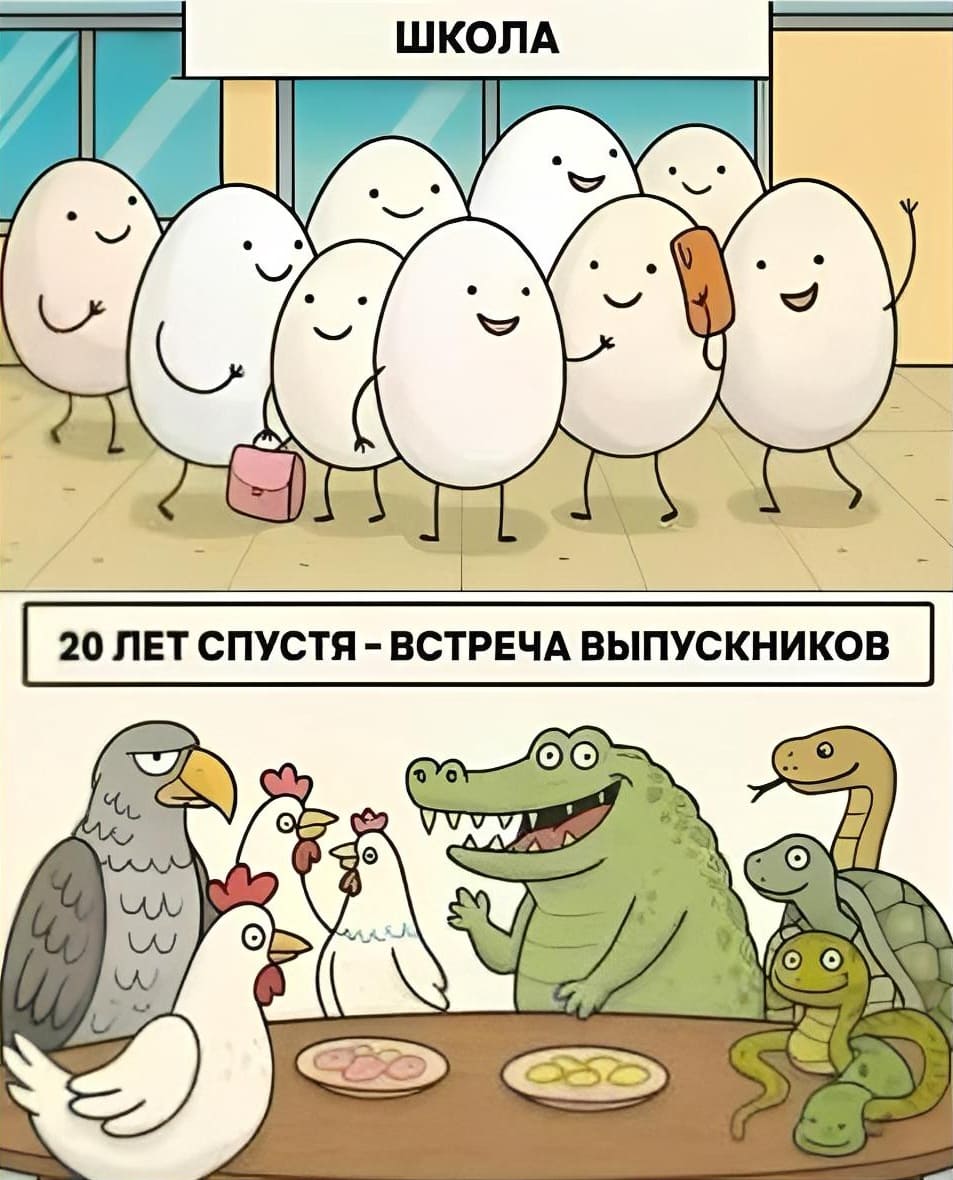 *ШКОЛА*
*20 ЛЕТ СПУСТЯ — ВСТРЕЧА ВЫПУСКНИКОВ*