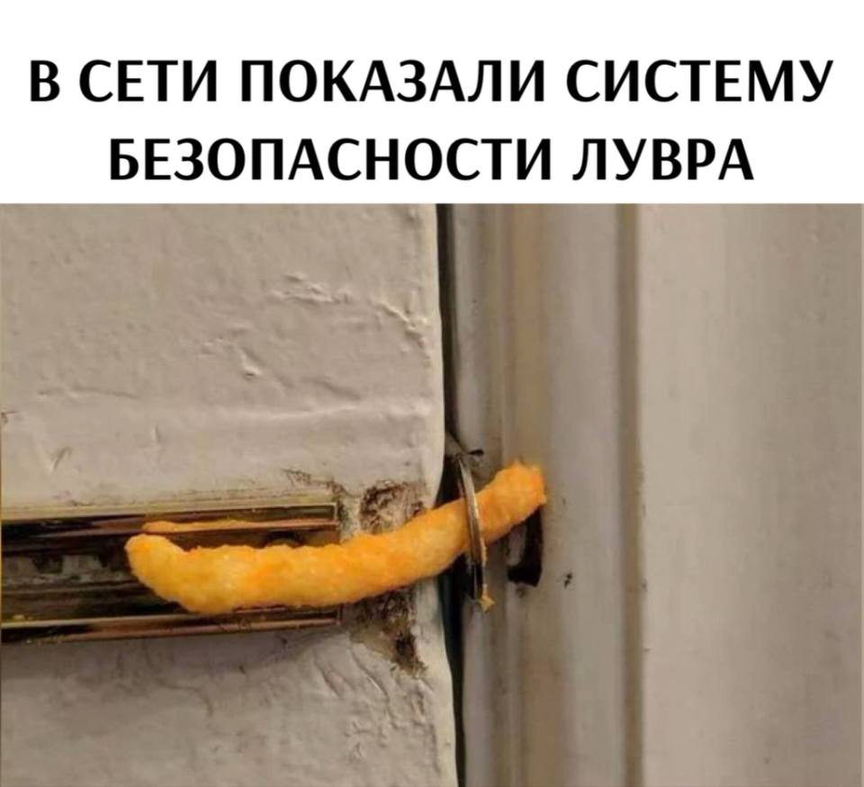 *В СЕТИ ПОКАЗАЛИ СИСТЕМУ БЕЗОПАСНОСТИ ЛУВРА*