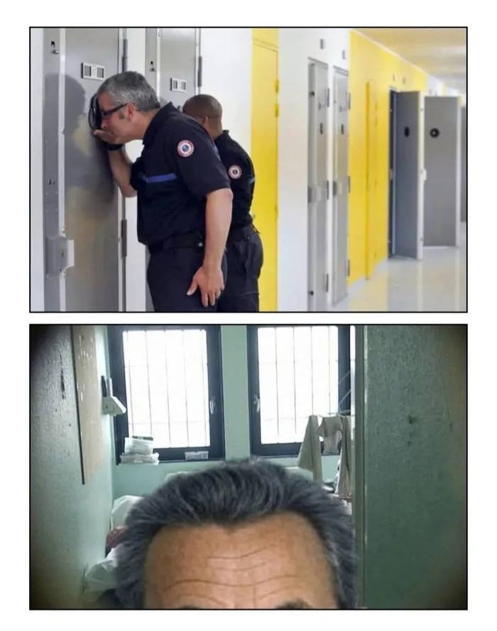 *Николя Саркози в тюрьме*