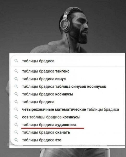 Поисковой запрос: *таблицы брадиса аудиокнига*