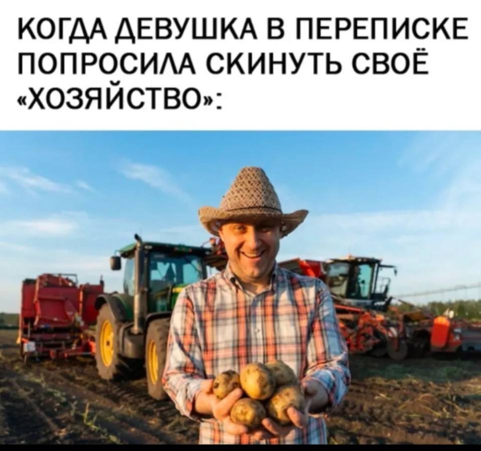 *КОГДА ДЕВУШКА В ПЕРЕПИСКЕ ПОПРОСИЛА СКИНУТЬ СВОЕ «ХОЗЯИСТВО»*