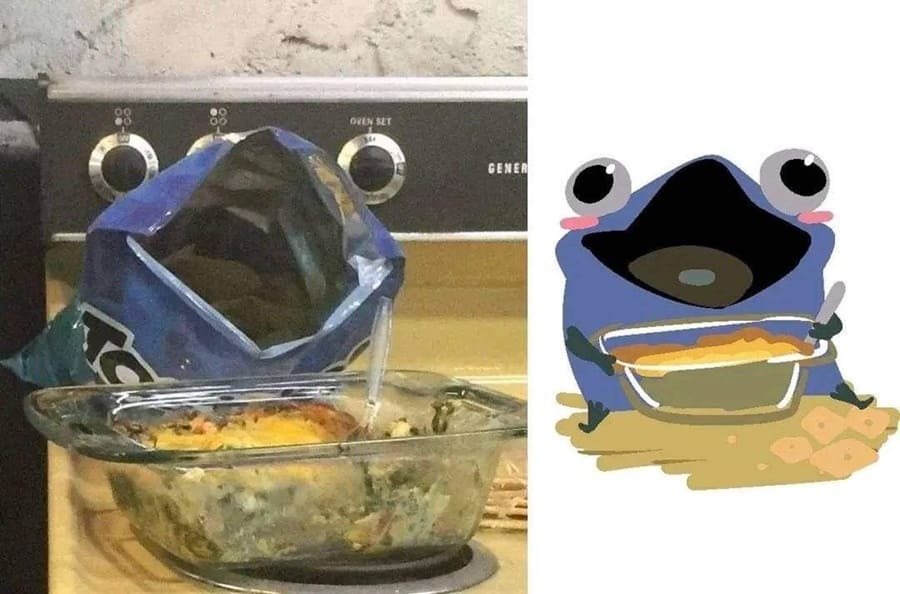 *Показалось, что это лягушка*