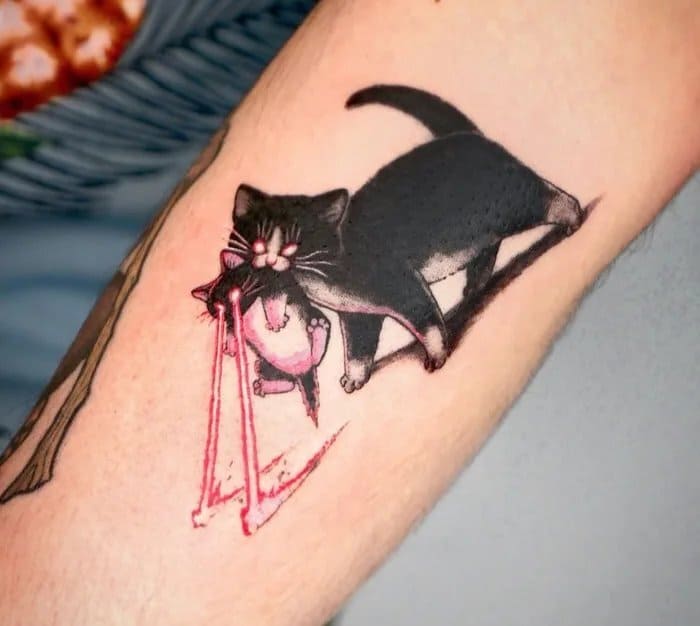 Тату с котятками