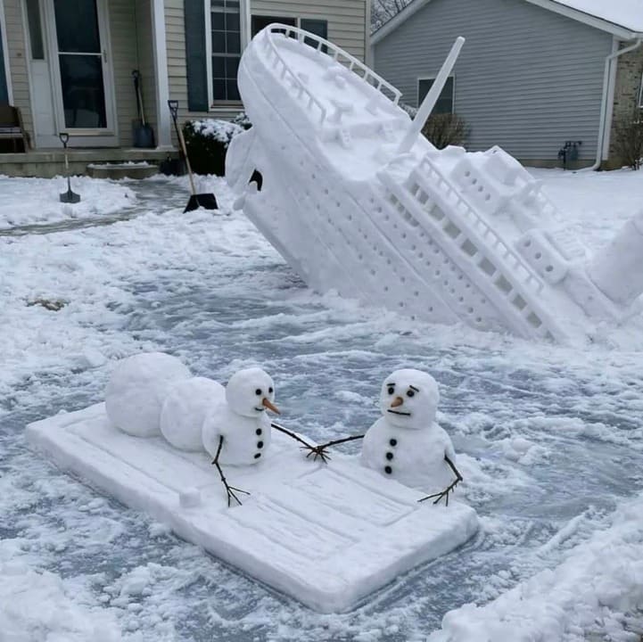 *Титаник от ИИ*