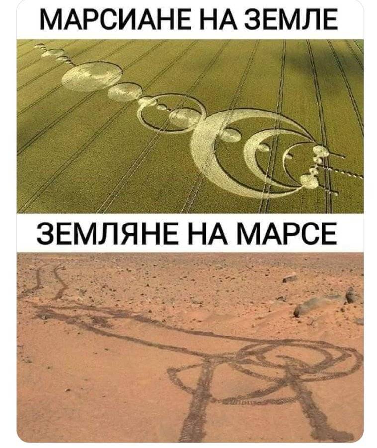 *МАРСИАНЕ НА ЗЕМЛЕ*
*ЗЕМЛЯНЕ НА МАРСЕ*