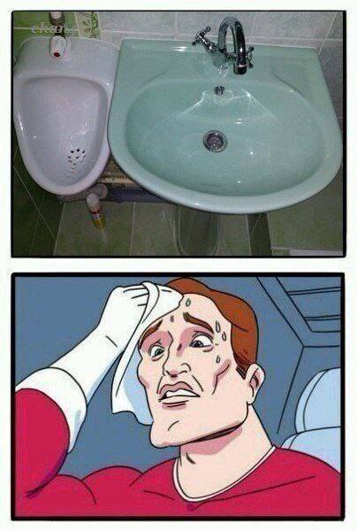 *Только покойник не ссыт в рукомойник*