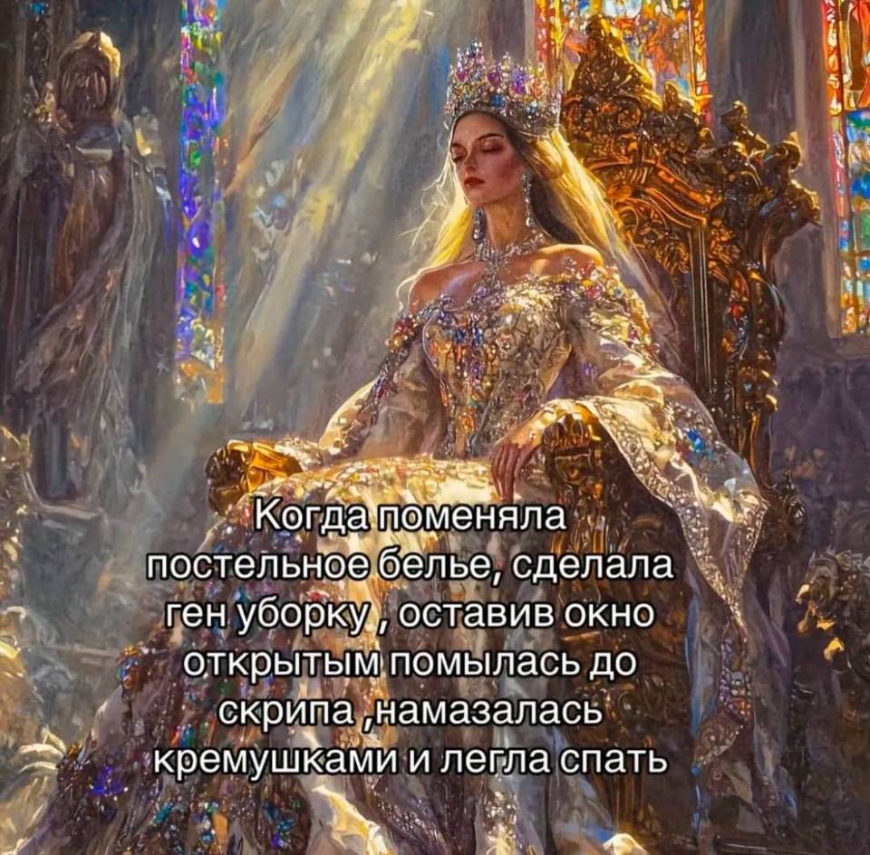 Когда поменяла постельное бельё, сделала генеральную уборку, оставив окно открытым, помылась до скрипа, намазалась кремушками и легла спать.