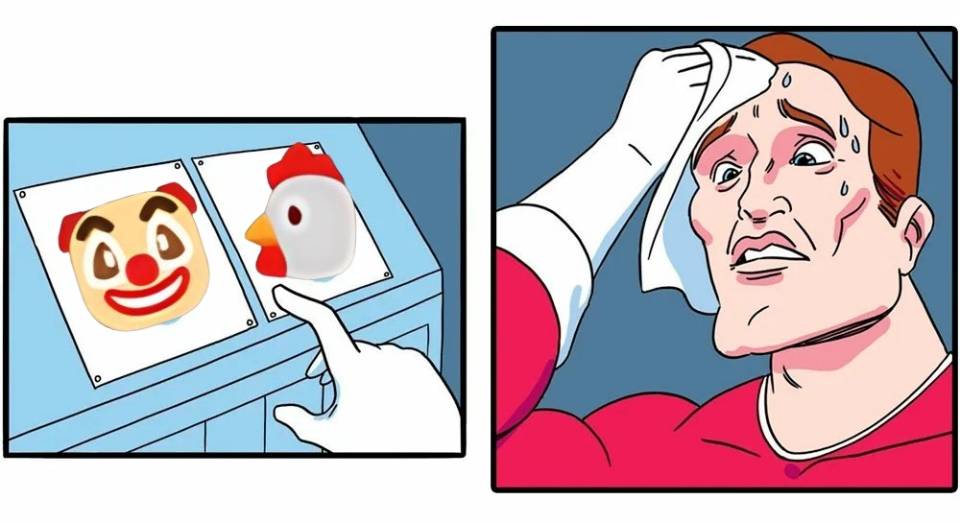 *Сложный выбор смайлика*