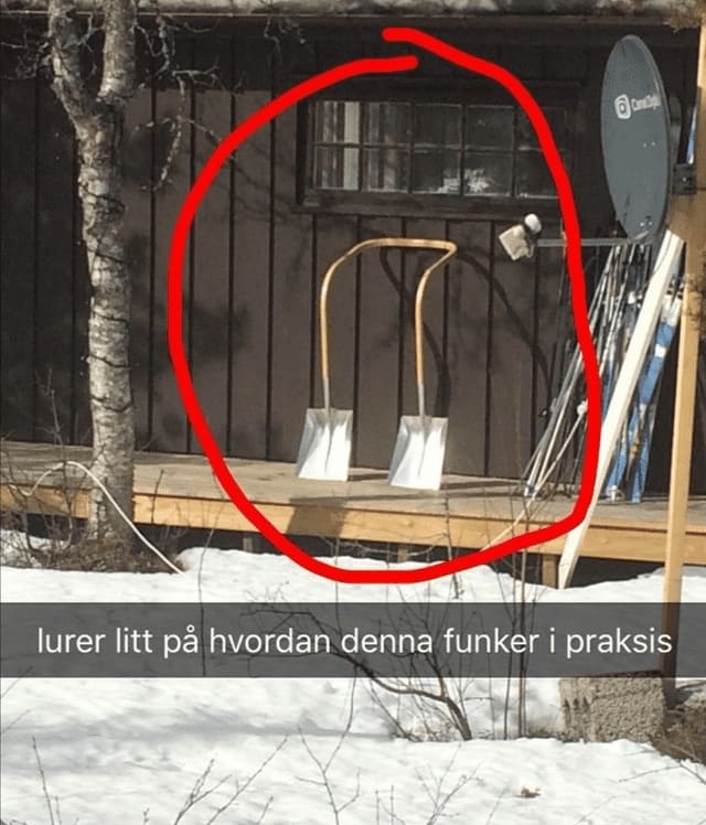 ХМ.. Весьма интересная инженерная мысль.
*lurer litt på hvordan denna funker i praksis*