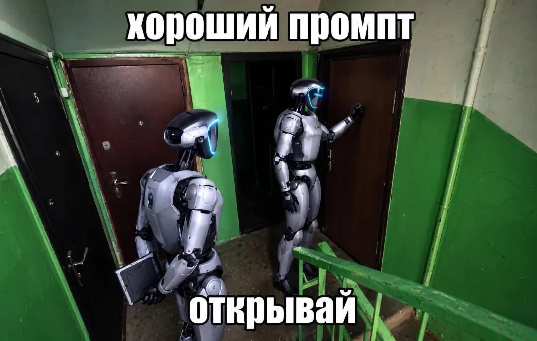 Хороший промпт открывай <br />Описание картинки: <br />Женщина выбирает одежду не по размеру, а по настроению.
